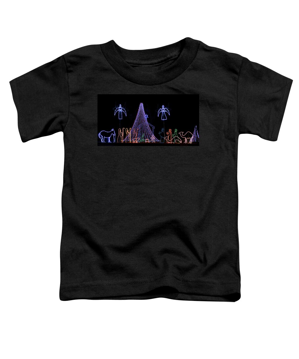 Nativity Toddler T-Shirt featuring the photograph Nativity Scene by Kenneth Albin