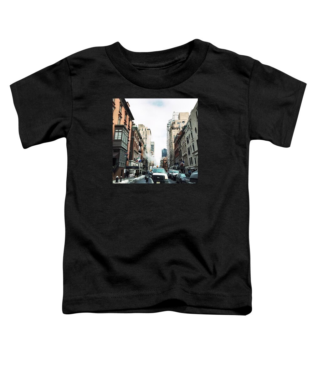 New York City Toddler T-Shirt featuring the photograph NYC Upper East Side by Sophie Jung