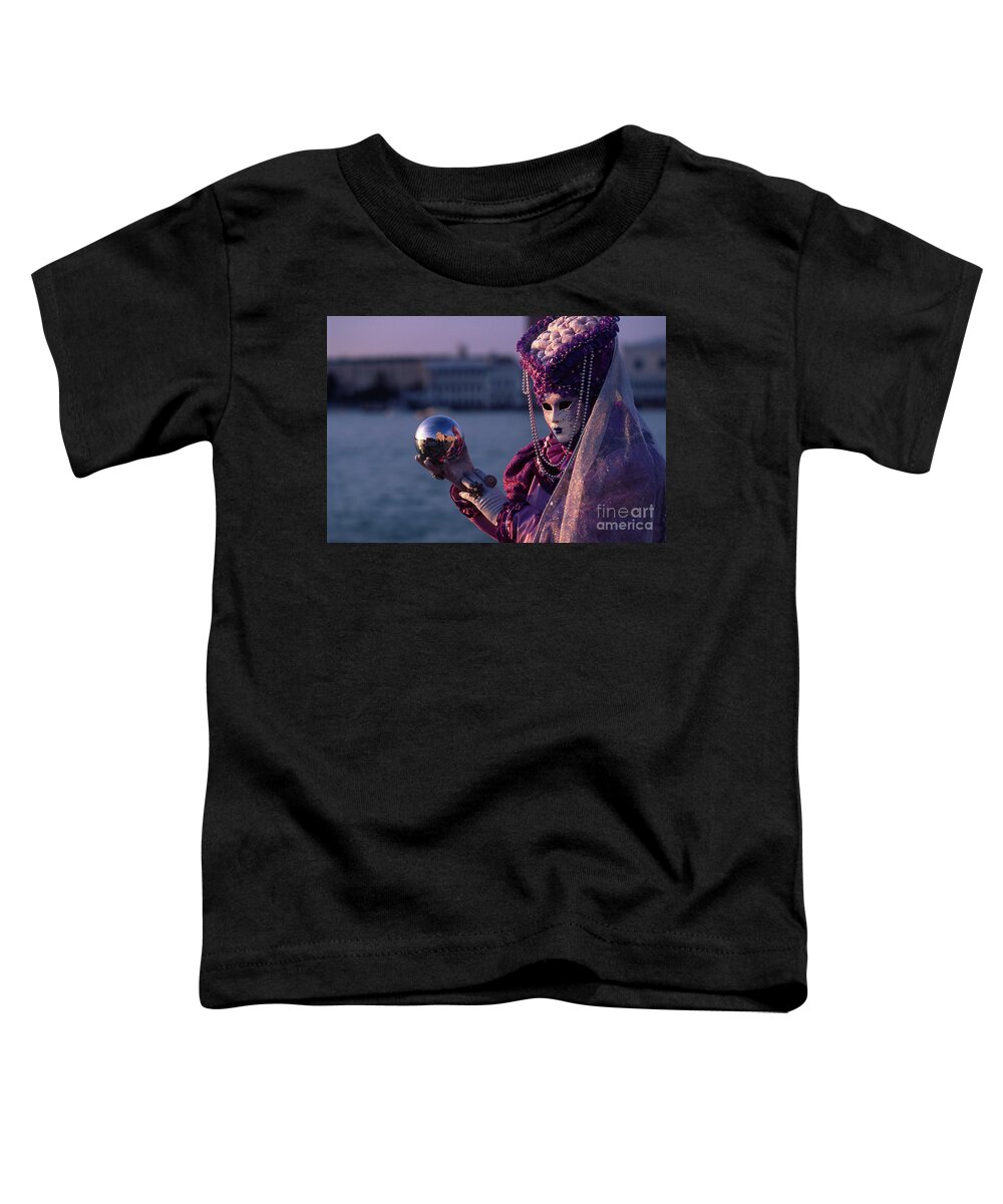 Carnevale Toddler T-Shirt featuring the photograph Observing the shining globe by Riccardo Mottola