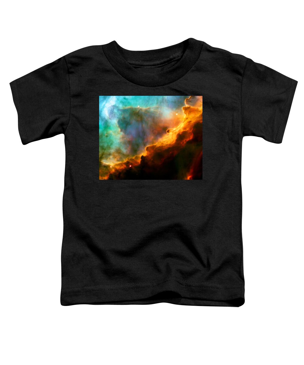 Nebula Toddler T-Shirt featuring the photograph Omega Swan Nebula 3 by Jennifer Rondinelli Reilly - Fine Art Photography