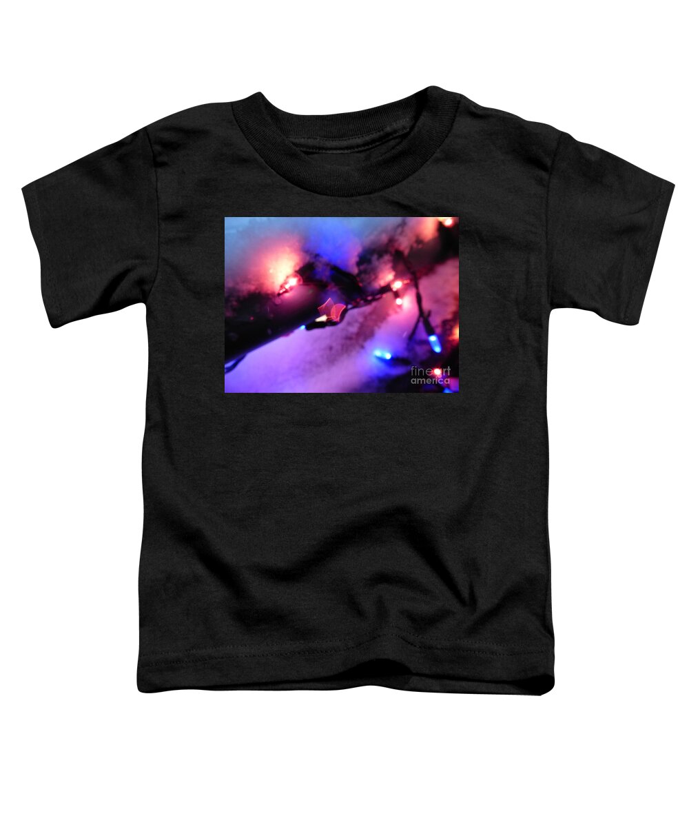 Purple Toddler T-Shirt featuring the photograph Open Heart Magical Lights by Mars Besso
