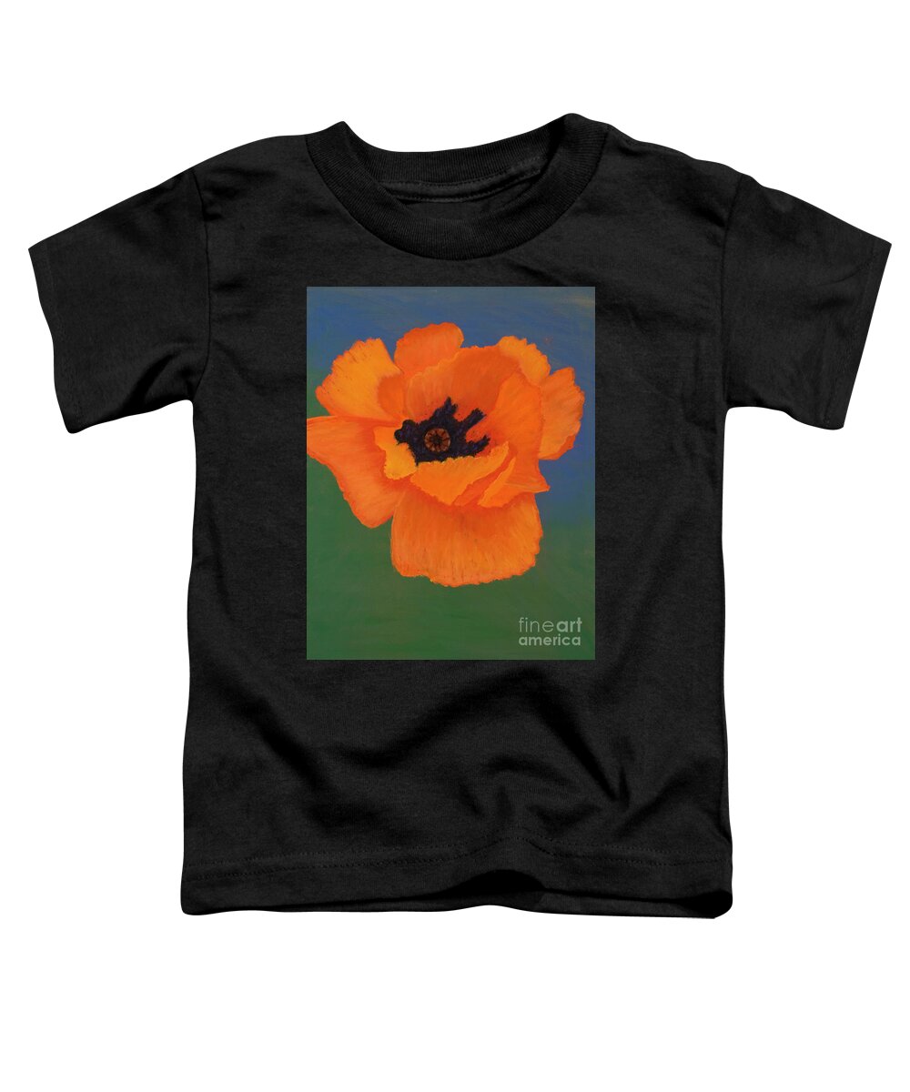 Orange Toddler T-Shirt featuring the photograph Orange Deluxe by Ginny Neece