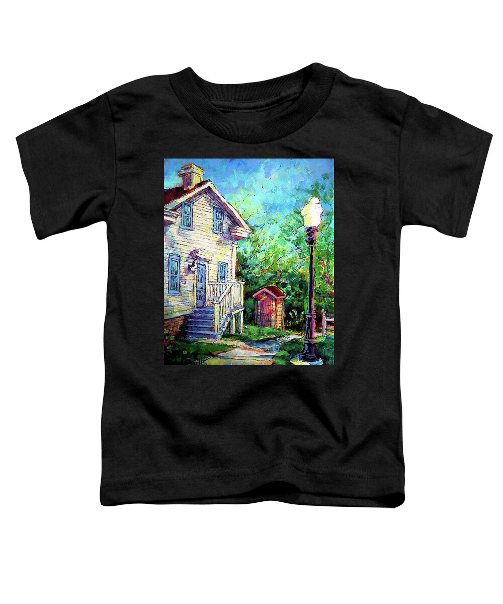 Painting Toddler T-Shirt featuring the painting Outback by Les Leffingwell