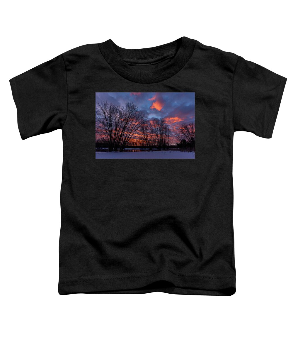 Sunrise Toddler T-Shirt featuring the photograph Painted Ceiling by Jody Partin