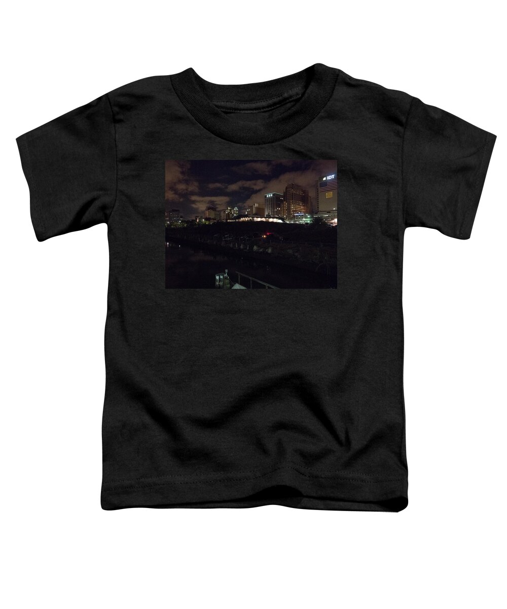 Idt Toddler T-Shirt featuring the photograph Passaic West Bank by Leon deVose