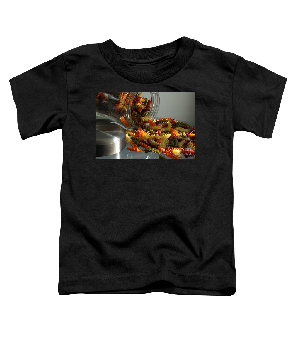 Food Toddler T-Shirt featuring the photograph Pasta Spillage by Robert Frederick