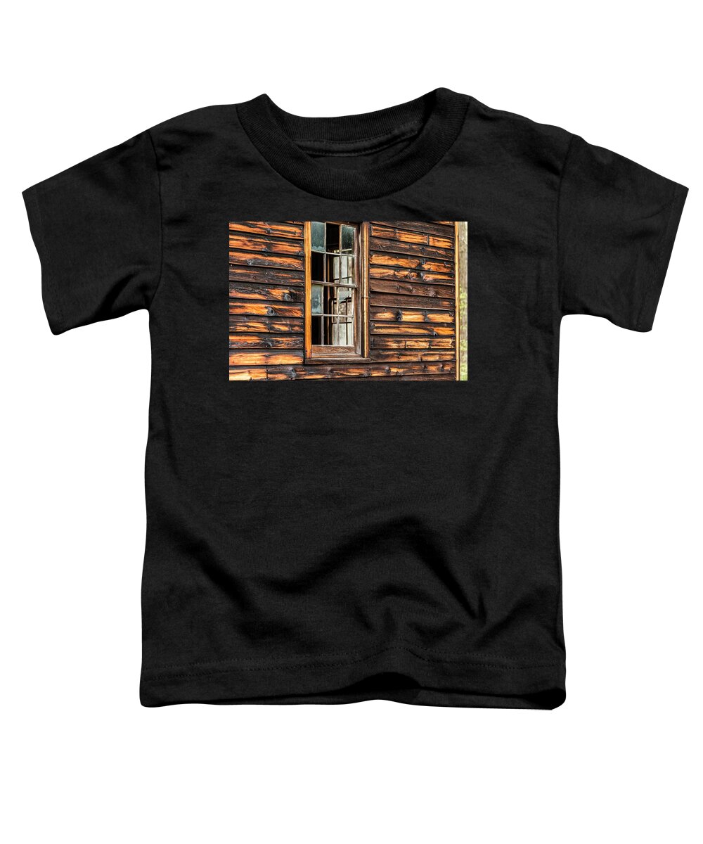  Toddler T-Shirt featuring the photograph Peek-a-boo Panes by Pamela Taylor