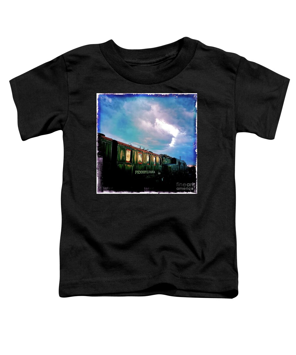 Train Toddler T-Shirt featuring the photograph Pennsylvania Train 3936 by Kevyn Bashore