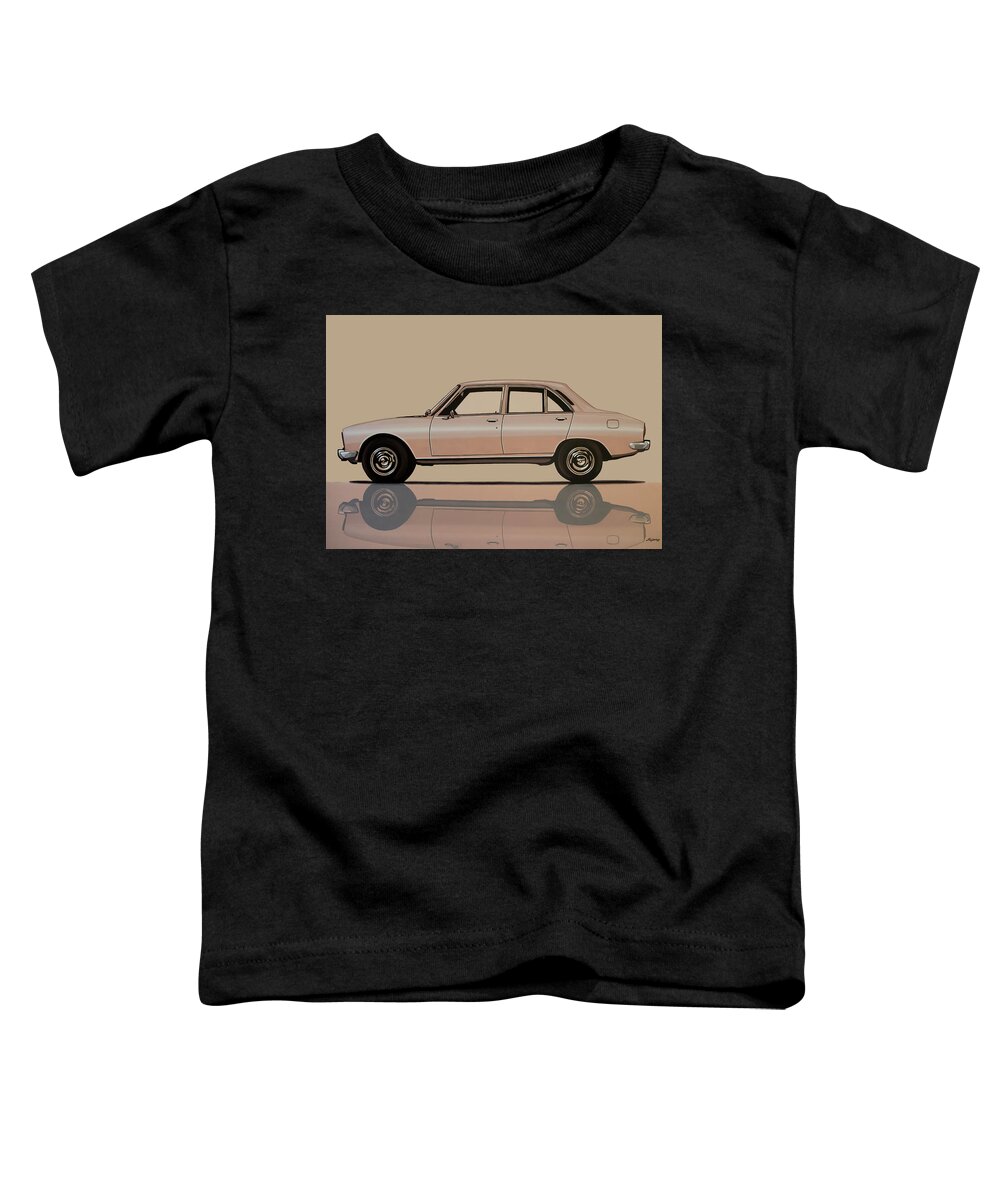 Peugeot 504 Toddler T-Shirt featuring the painting Peugeot 504 1968 Painting by Paul Meijering