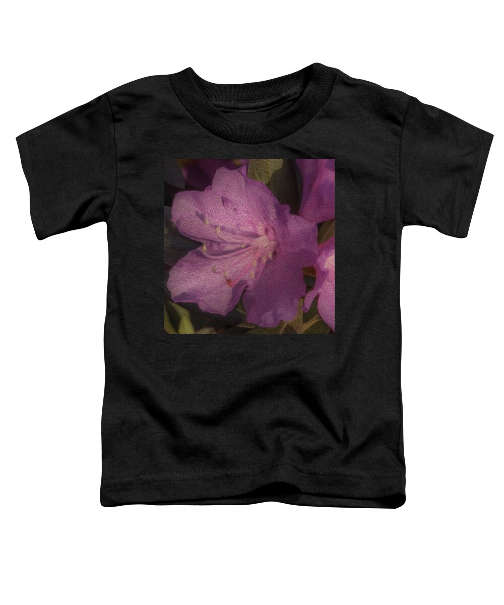 Petal Toddler T-Shirt featuring the photograph Photo Painting in Pink by Roberta Kayne