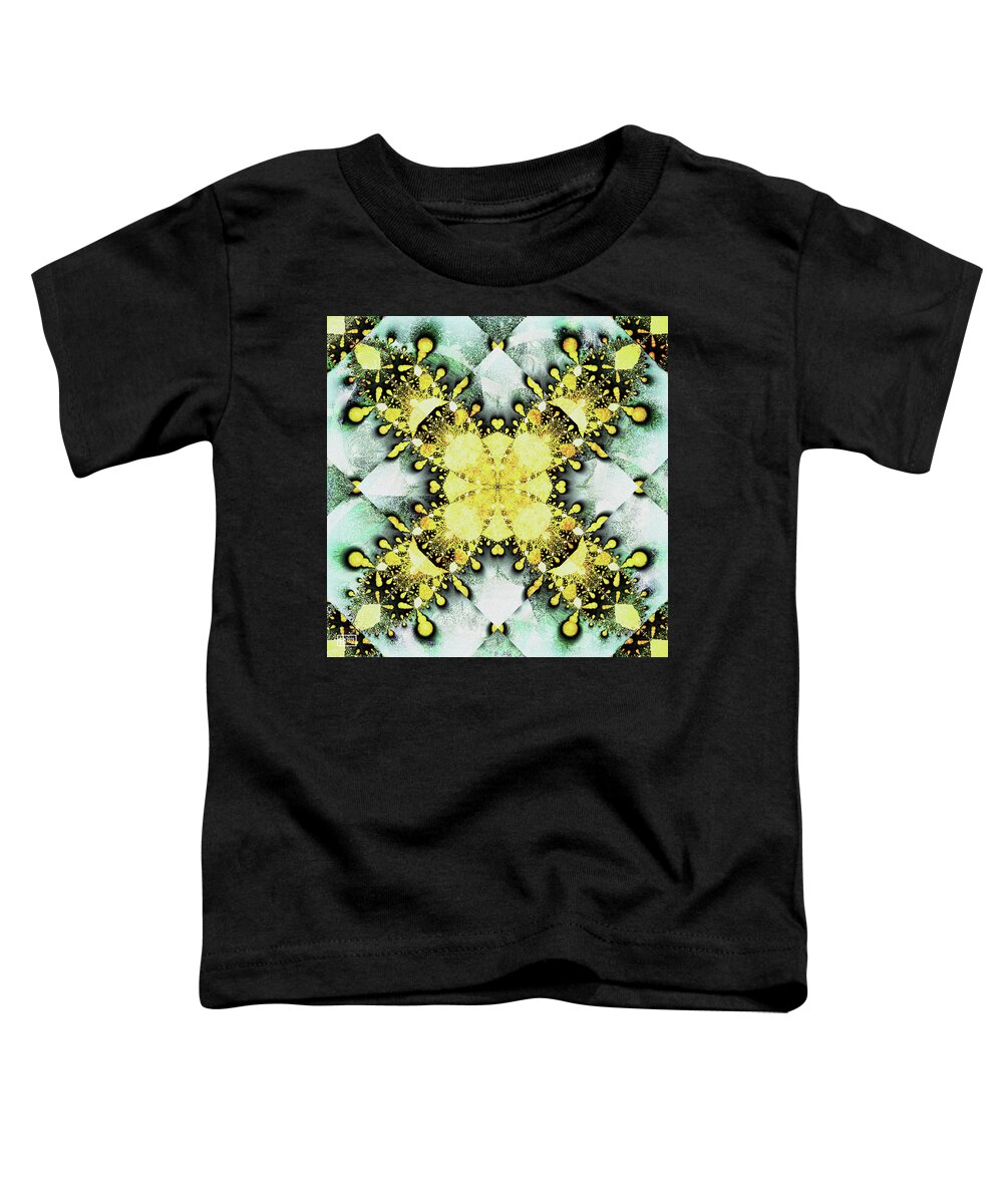 Abstract Toddler T-Shirt featuring the digital art Pinned Down by Jim Pavelle