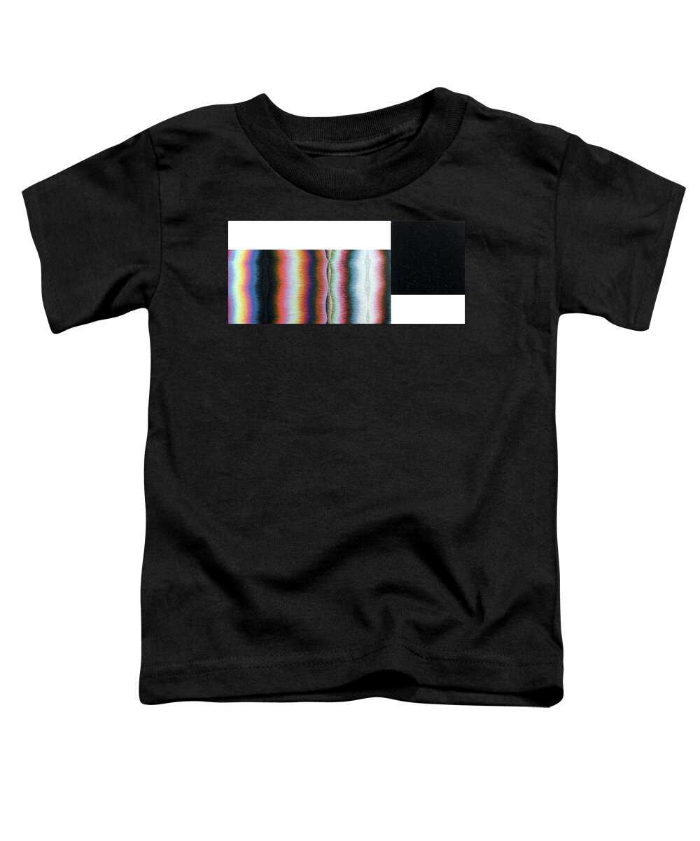 Color Toddler T-Shirt featuring the painting Poles Number Four by Stephen Mauldin