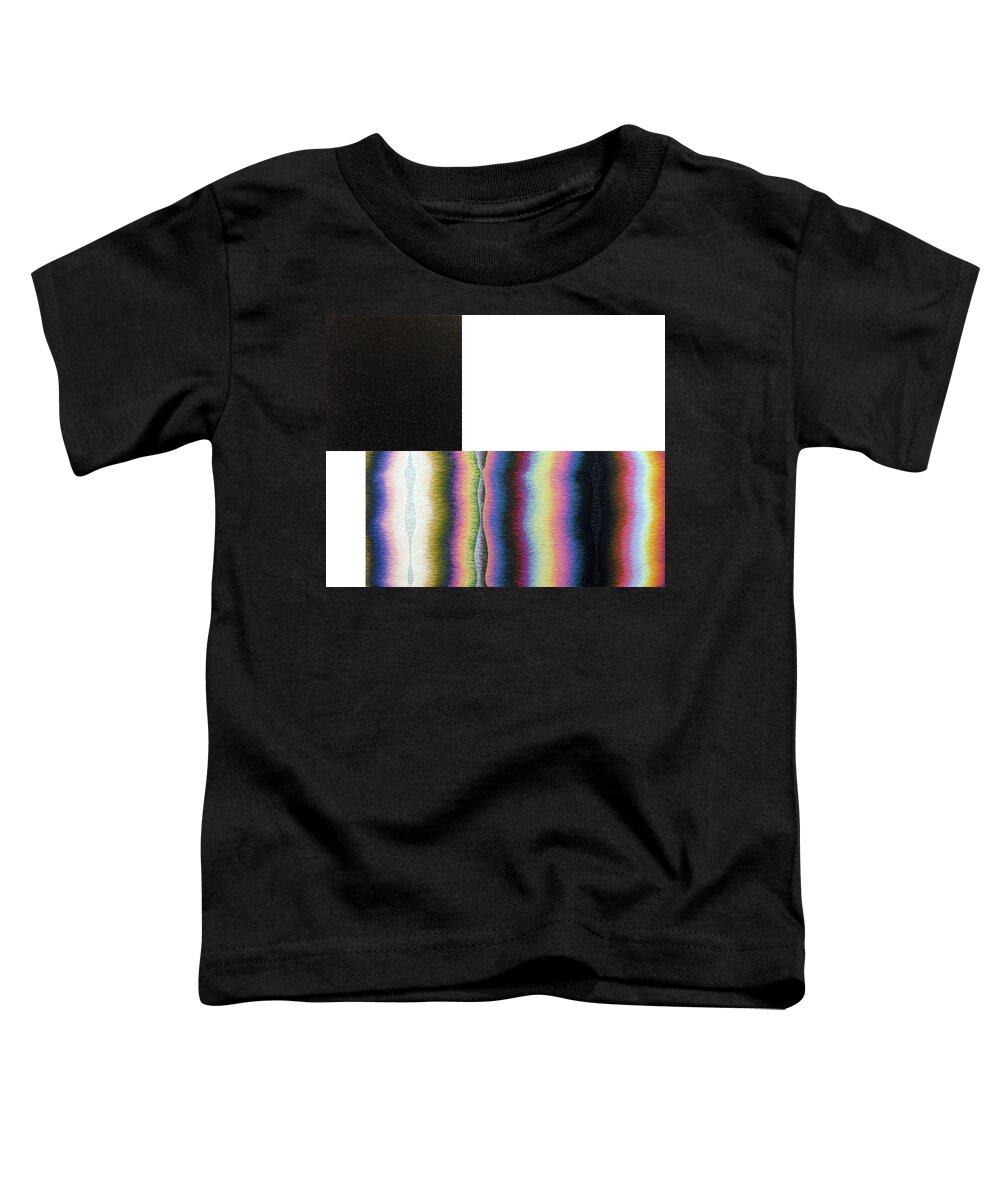 Color Toddler T-Shirt featuring the painting Poles Number Three by Stephen Mauldin