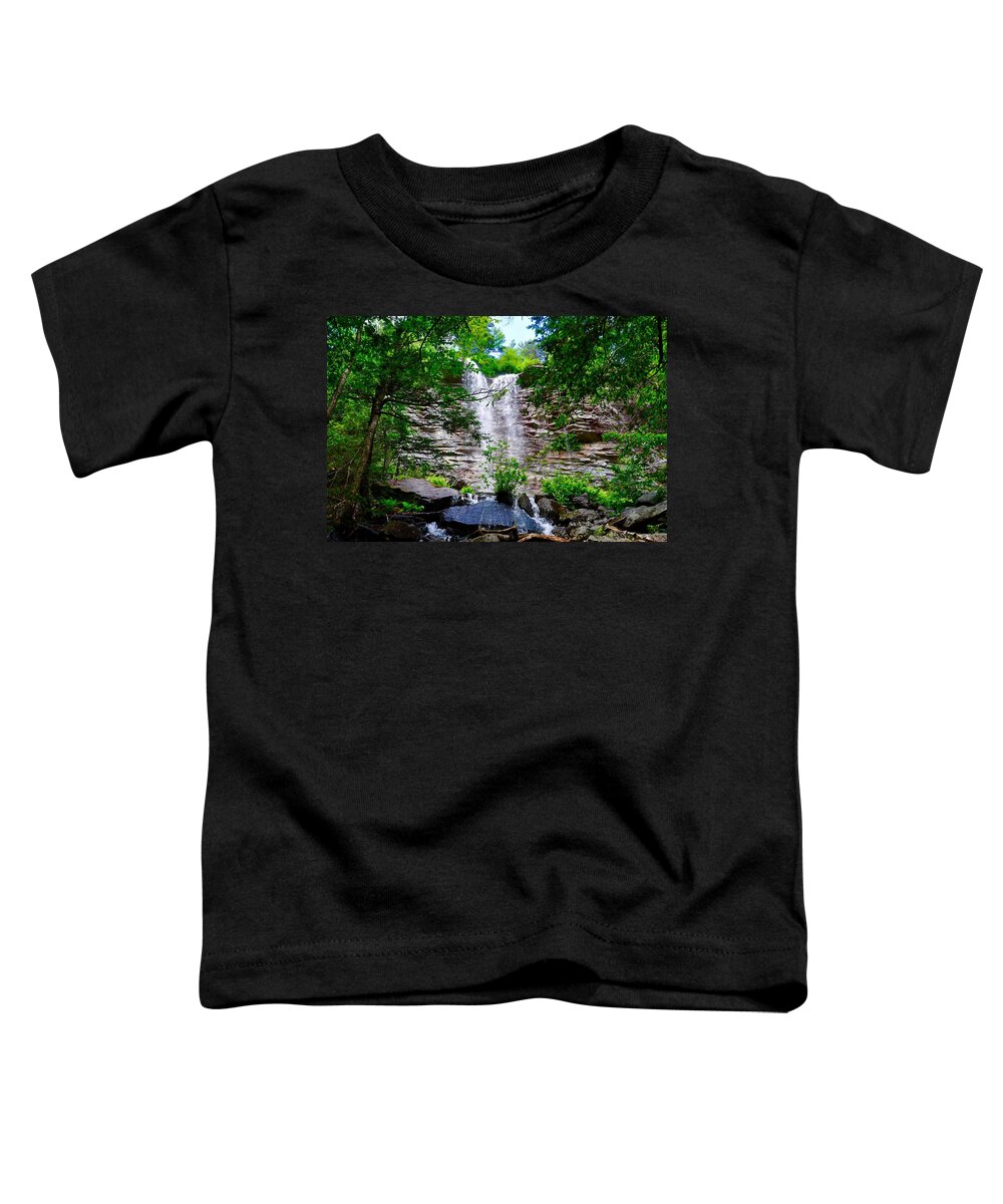Rainbow Falls Toddler T-Shirt featuring the photograph Rainbow Falls by Cornelia DeDona