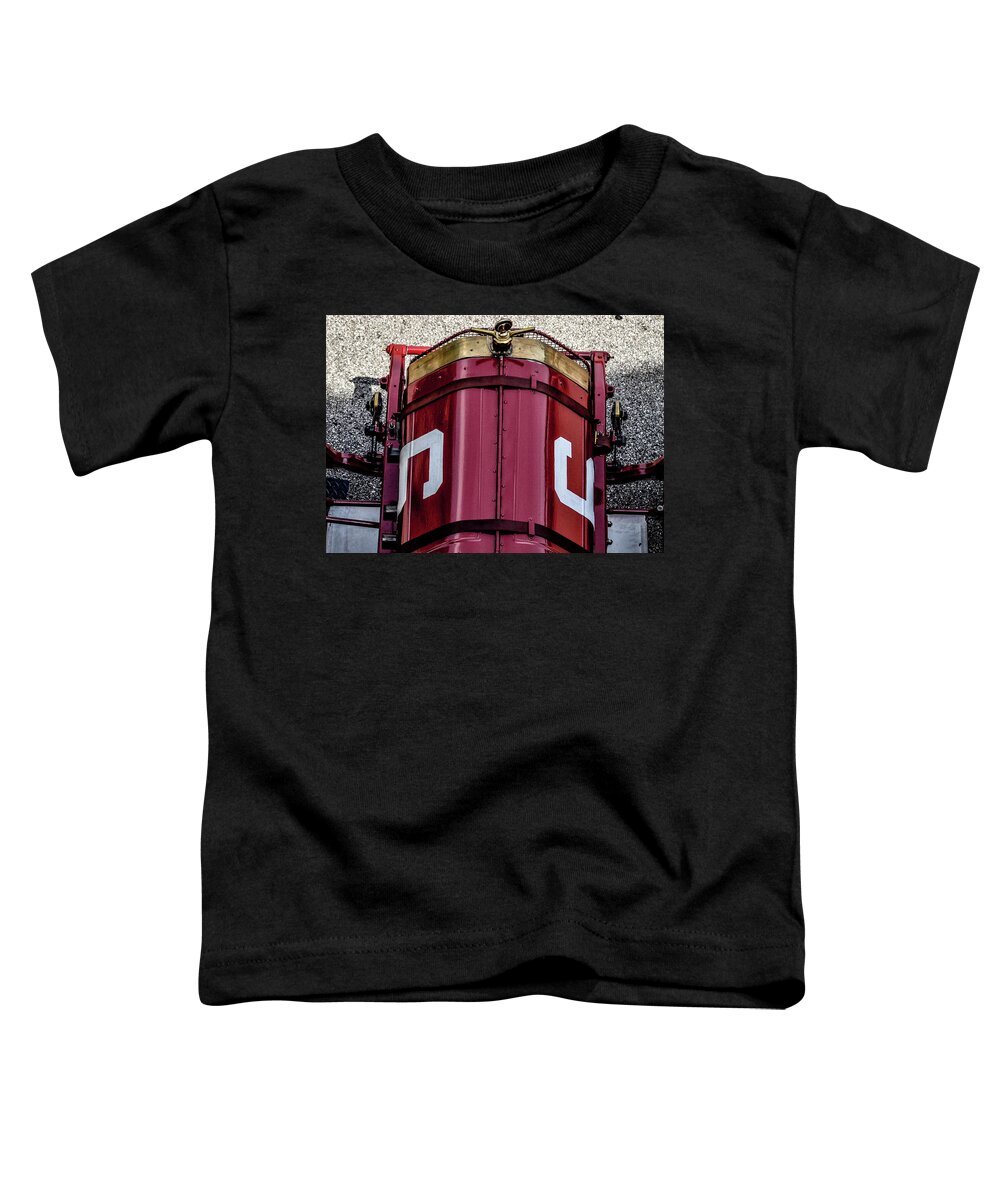 Indy 500 Toddler T-Shirt featuring the photograph Red Hood by Josh Williams