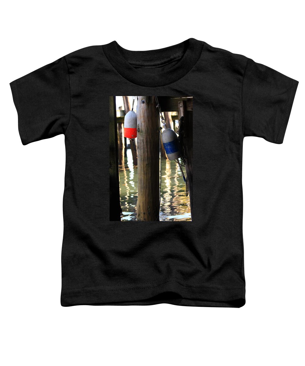 Seascape Toddler T-Shirt featuring the photograph Red White And Blue by Doug Mills