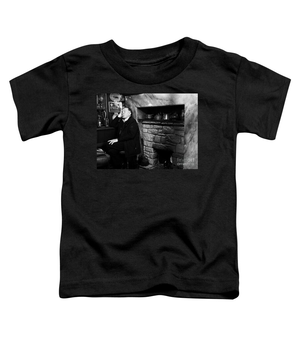 Street Photography Series By Lexa Harpell Toddler T-Shirt featuring the photograph Reflecting Life by Lexa Harpell