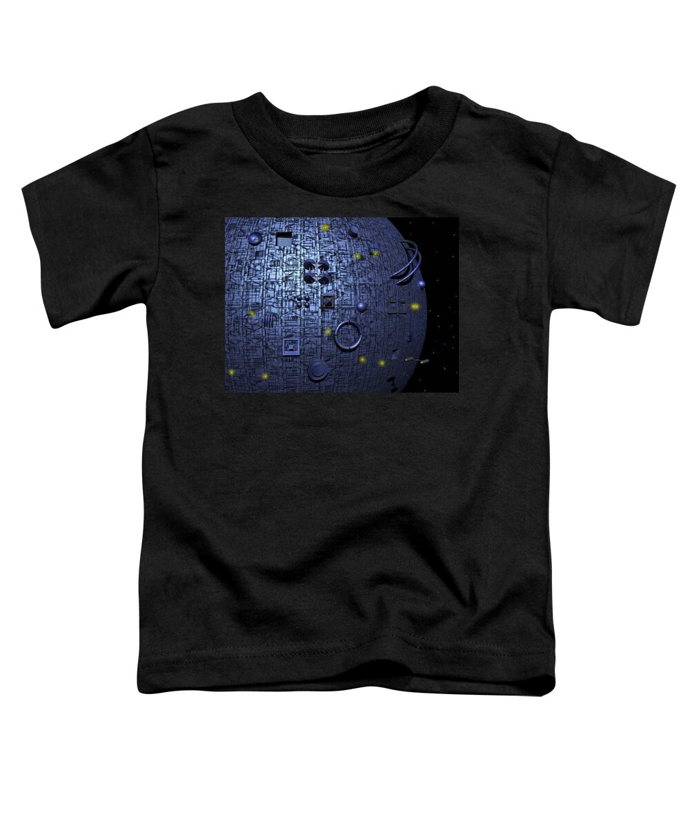 Space Toddler T-Shirt featuring the photograph Rendezvouz by Mark Blauhoefer