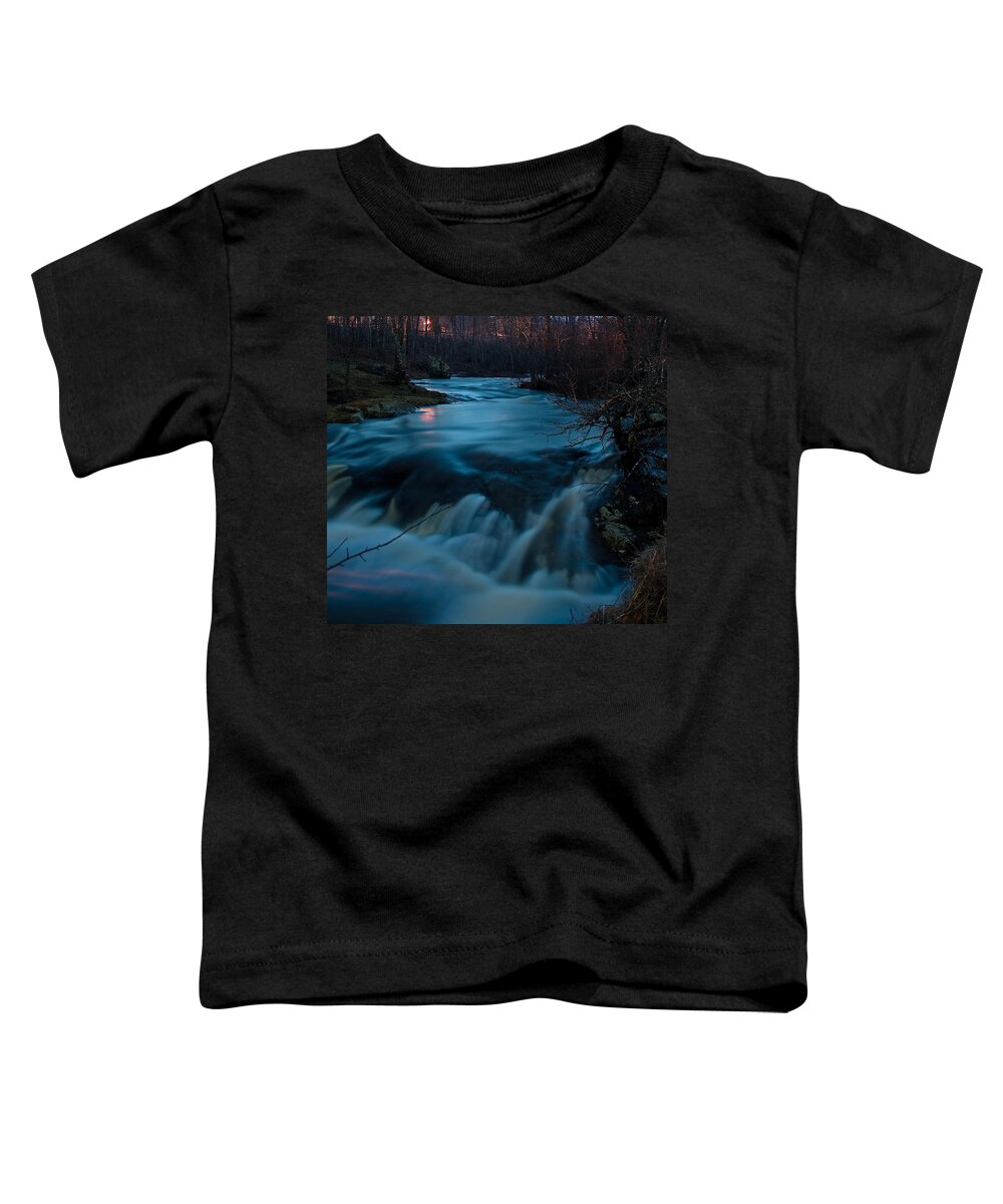 Water Toddler T-Shirt featuring the photograph Ribbon of Life by Greg DeBeck