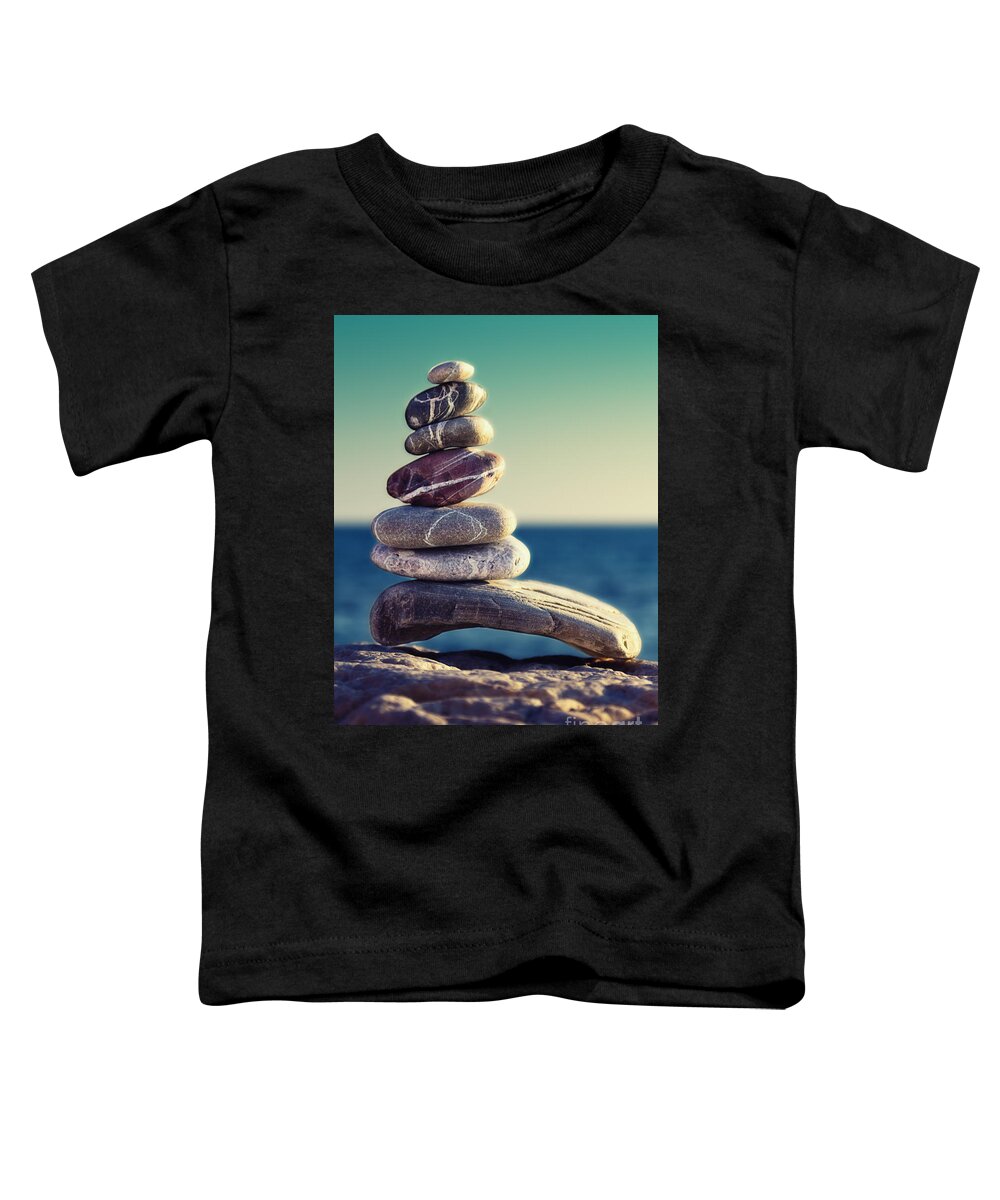 Arrangement Toddler T-Shirt featuring the photograph Rock Energy by Stelios Kleanthous