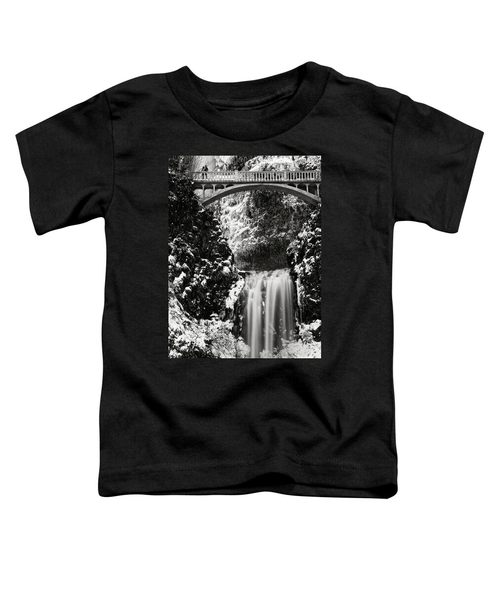 Falls Toddler T-Shirt featuring the photograph Romantic moments at the falls by Sal Ahmed
