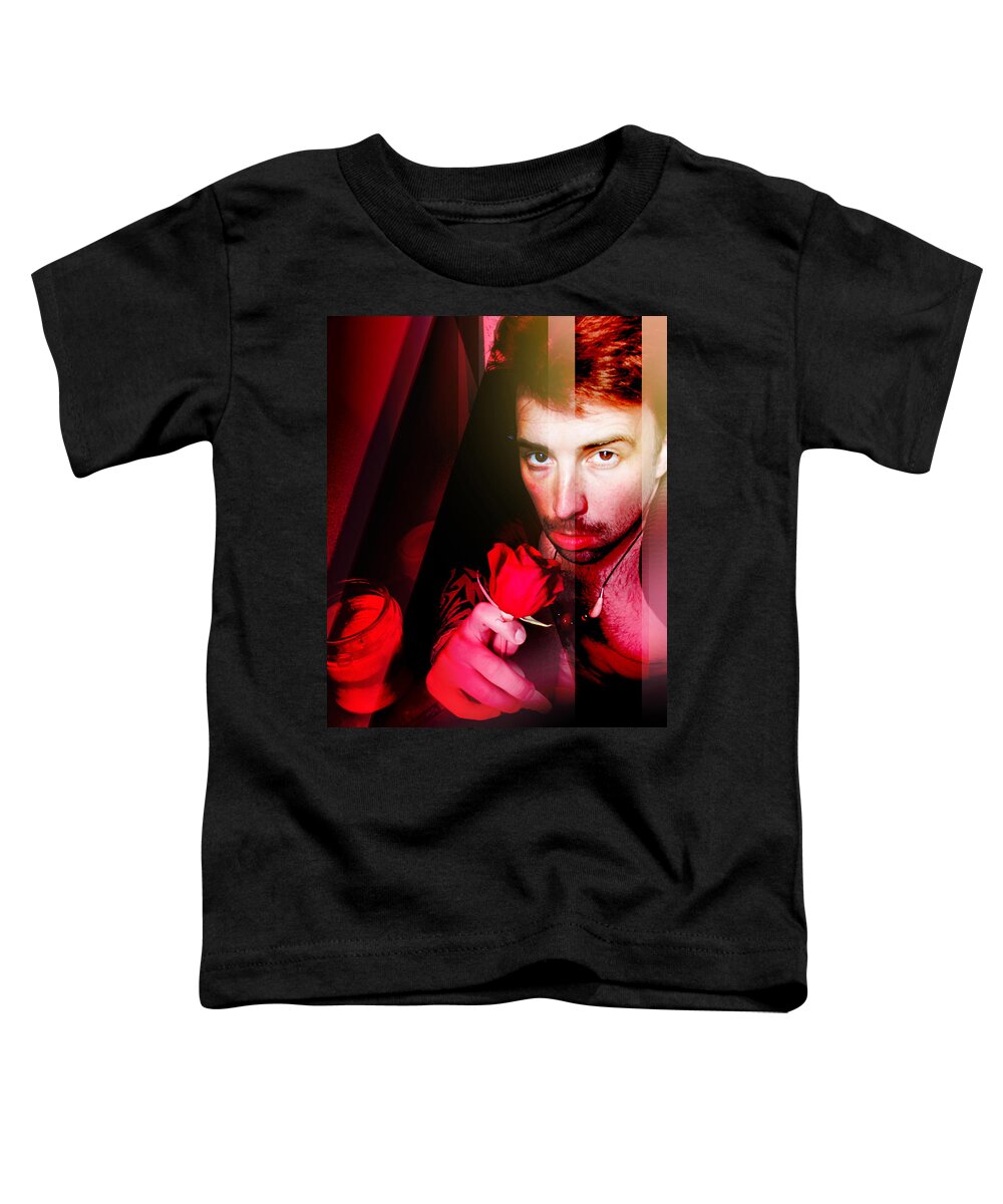  Toddler T-Shirt featuring the photograph Rose Human by John Gholson