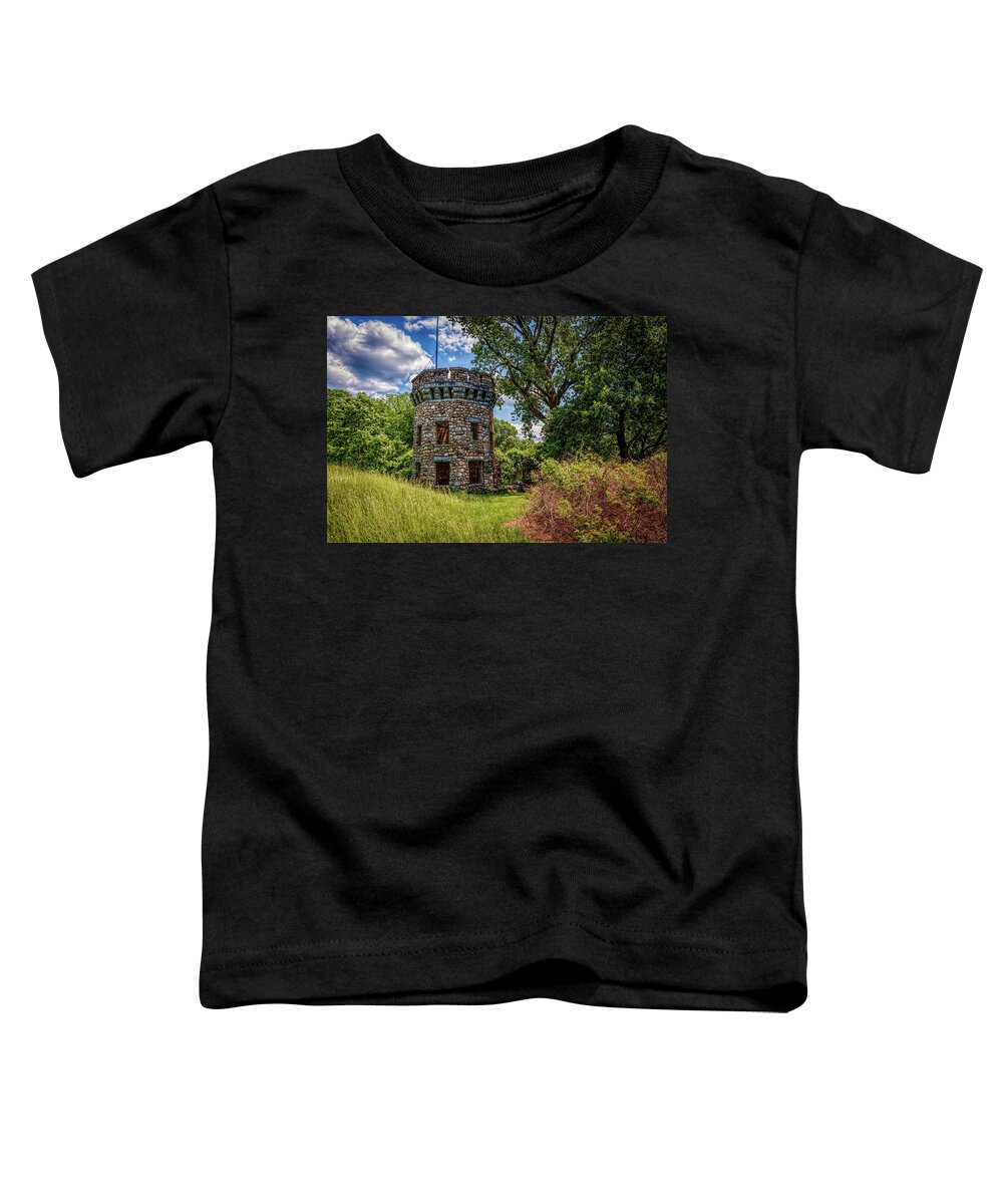 Ancient Ruins Toddler T-Shirt featuring the photograph Ruins of Bancroft Castle by Lilia S