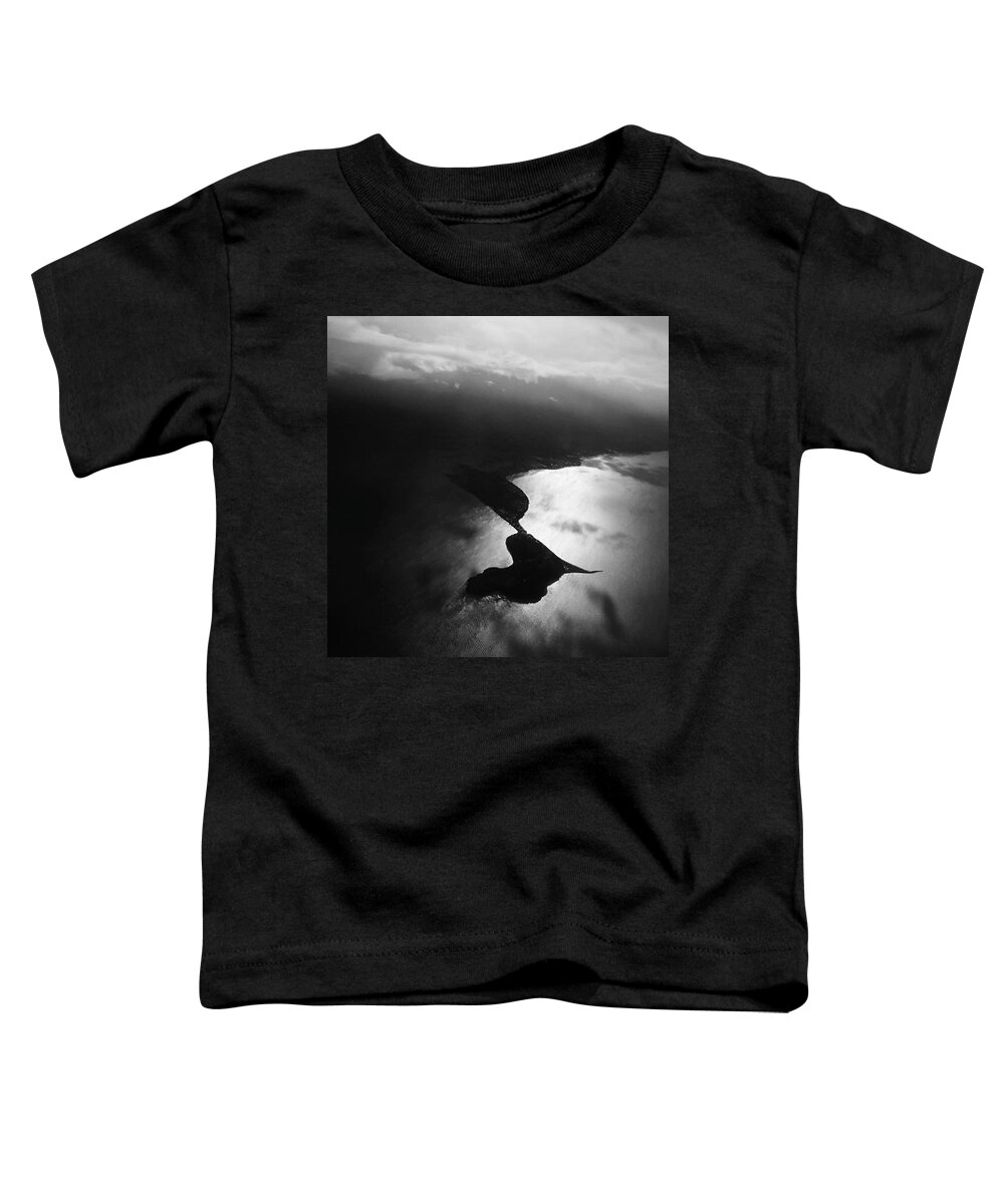 Blackandwhite Toddler T-Shirt featuring the photograph Samish Island :: Storm Break by Ginger Oppenheimer