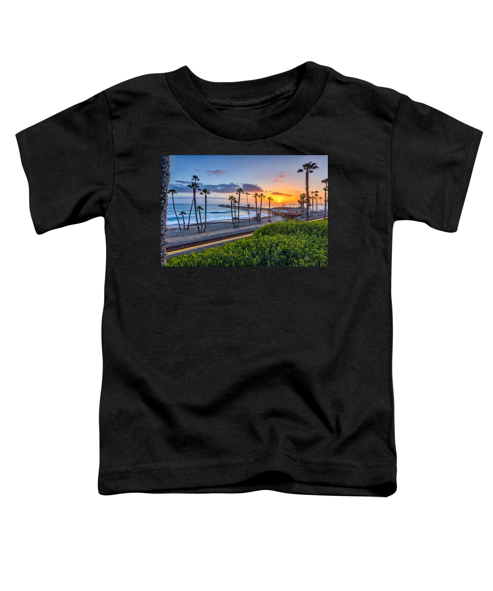 Beach Toddler T-Shirt featuring the photograph San Clemente by Peter Tellone