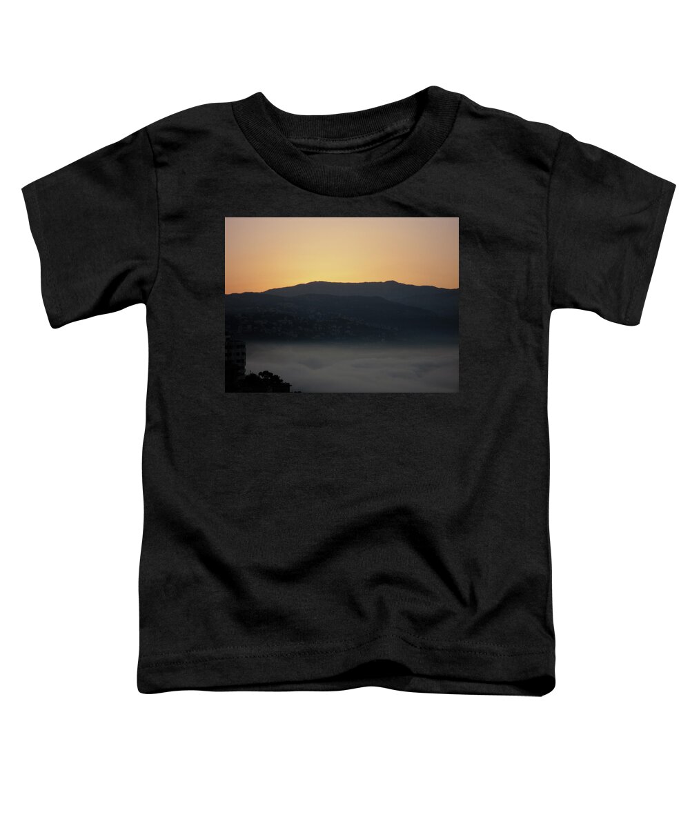 Marwan Toddler T-Shirt featuring the photograph Sannin Sunrise by Marwan George Khoury