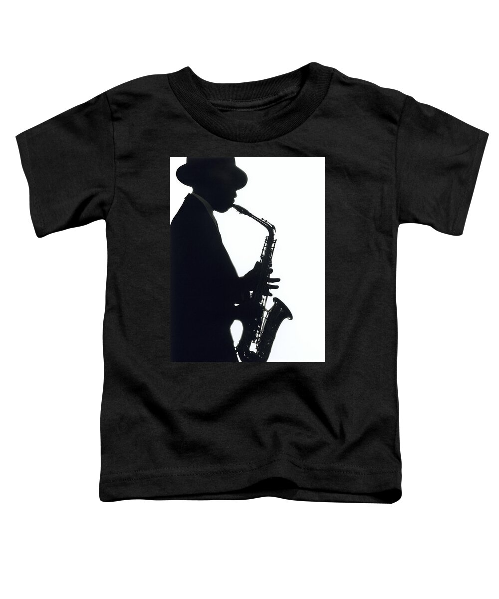 Sax Toddler T-Shirt featuring the photograph Sax 2 by Tony Cordoza