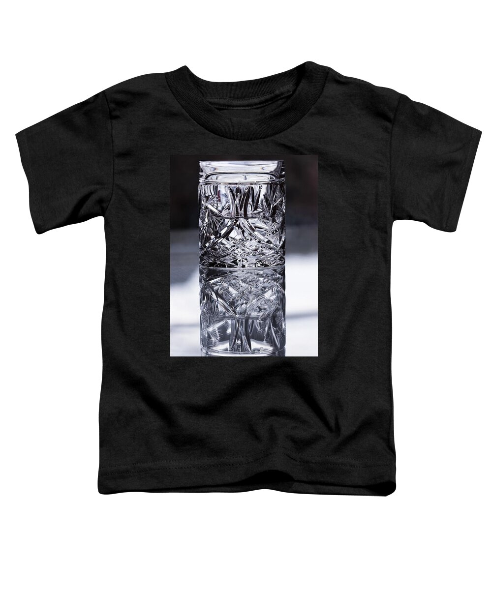 Crystal Glass Toddler T-Shirt featuring the photograph Scotch Crystal Glass by Cristina Stefan