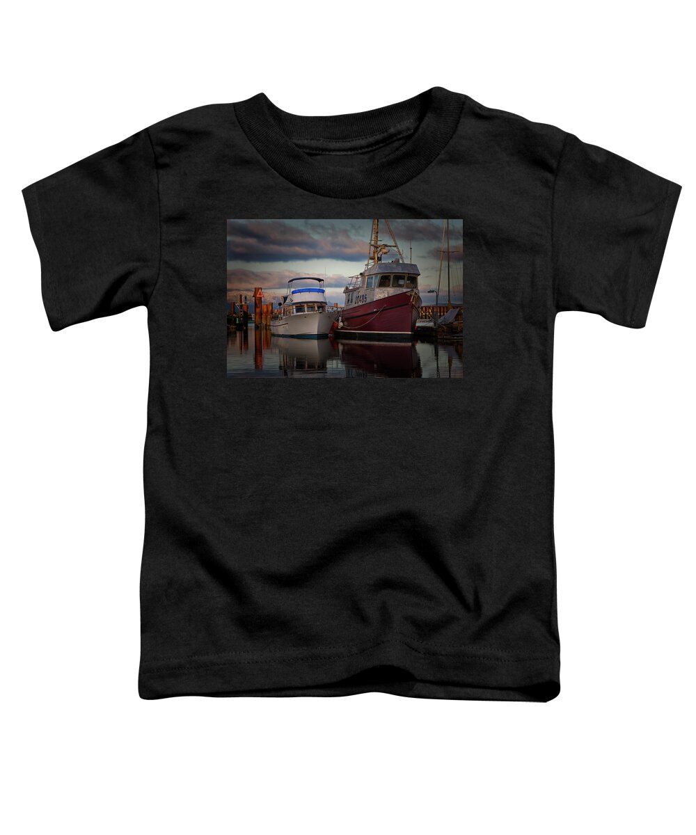 Fishing Boat Toddler T-Shirt featuring the photograph Sea Rake by Randy Hall