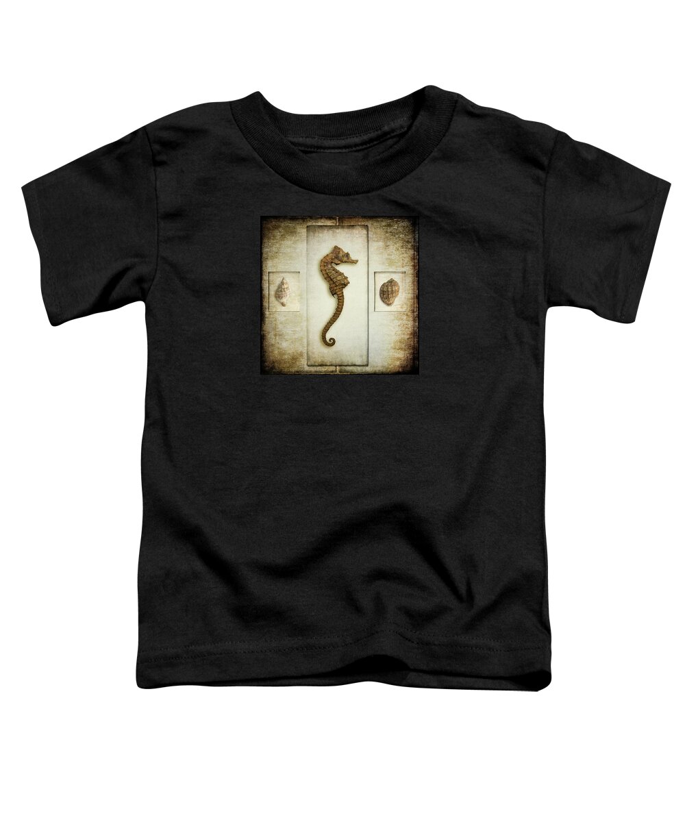 Fine Art Photography Toddler T-Shirt featuring the photograph Seahorse by John Strong