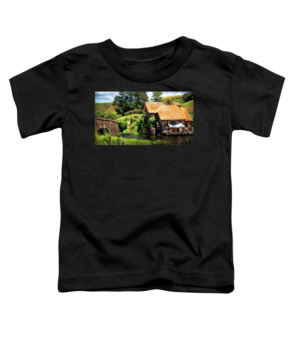 Hobbits Toddler T-Shirt featuring the photograph Serenity in the Shire by Kathryn McBride