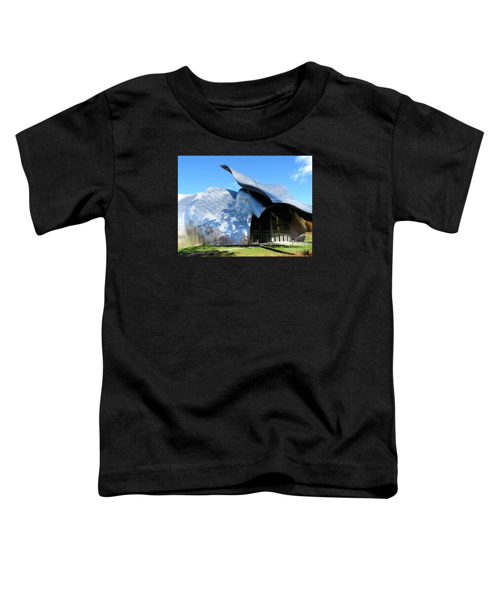 Architecture Toddler T-Shirt featuring the photograph Shadows by Maxine Kamin