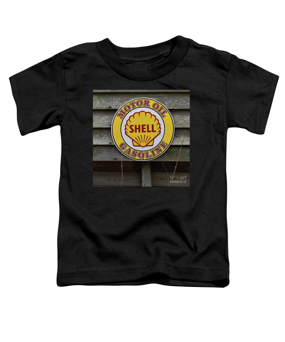 Car Toddler T-Shirt featuring the photograph Shell by Skip Willits