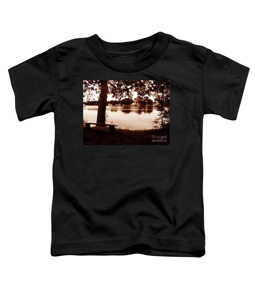Sepia Toddler T-Shirt featuring the photograph Shhh by September Stone