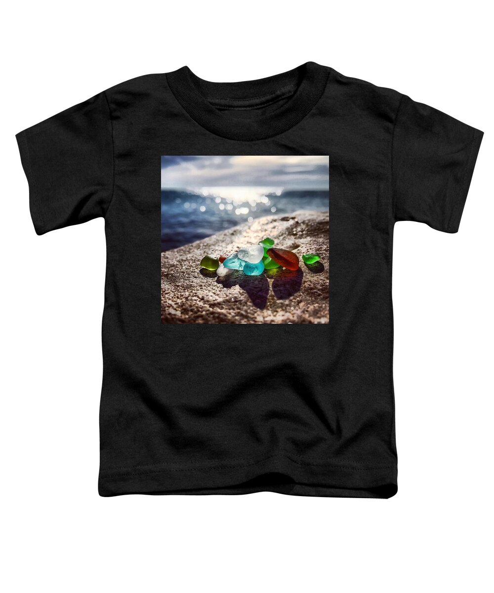 Water Toddler T-Shirt featuring the photograph Shoreshine by Terri Hart-Ellis