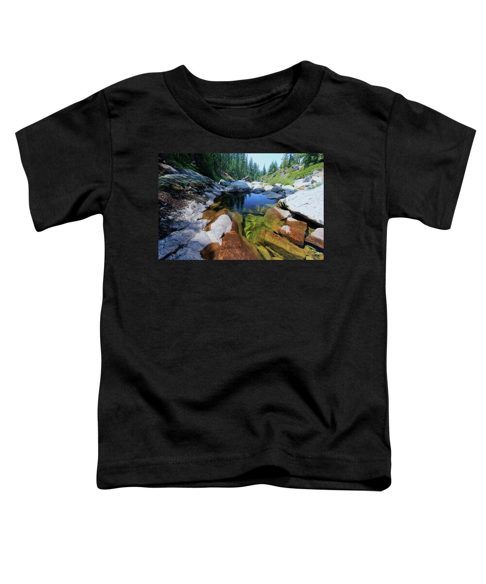 Nature Toddler T-Shirt featuring the photograph Sierra Stream Contrast by Sean Sarsfield