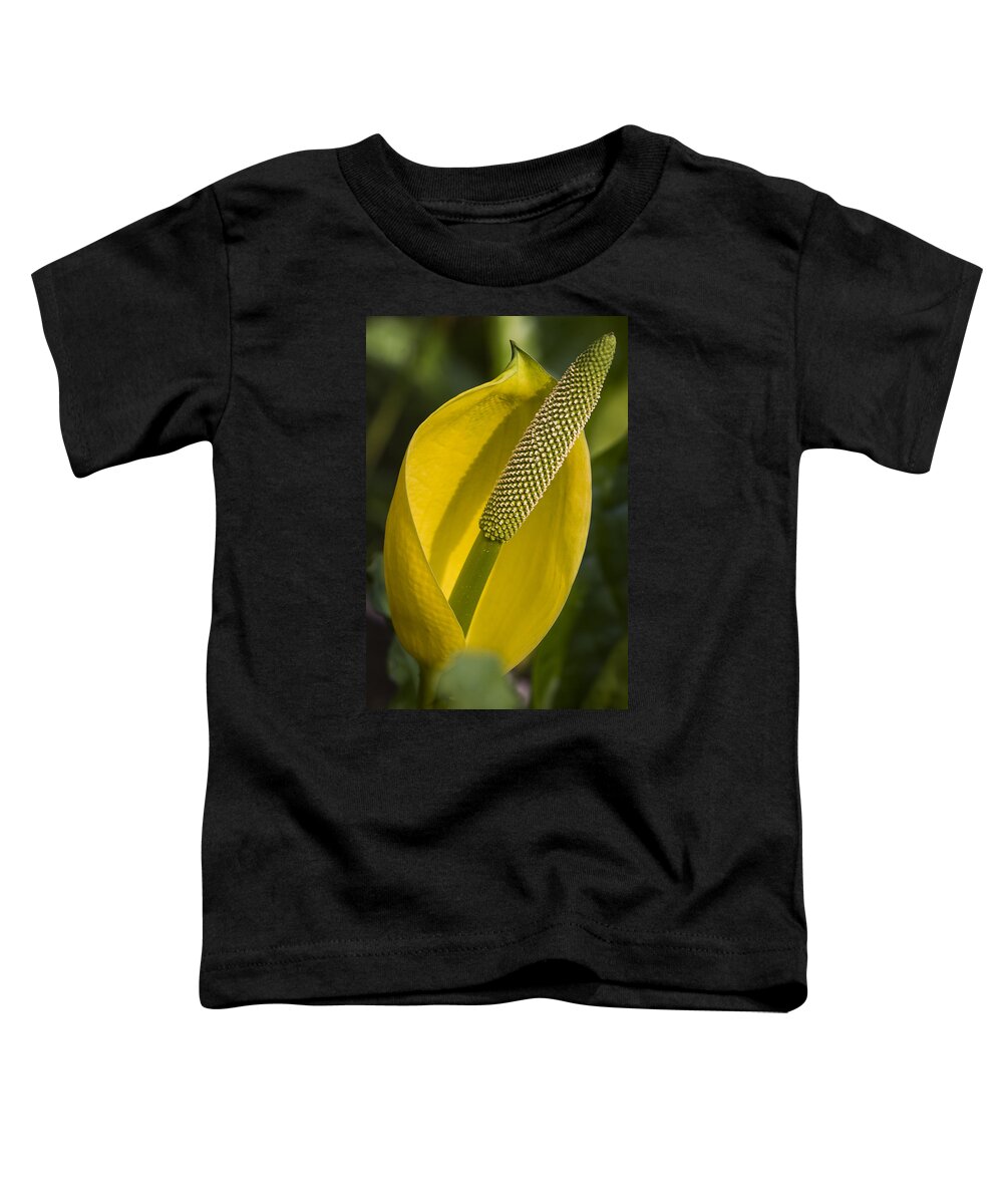 Skunk Cabbage Toddler T-Shirt featuring the photograph Skunk Cabbage by Robert Potts