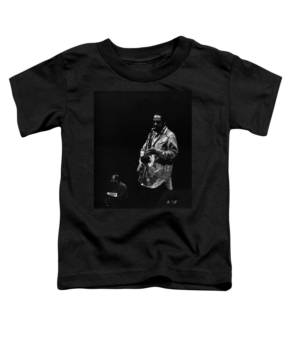 Jazz Toddler T-Shirt featuring the photograph Sonny Rollins by Lee Santa