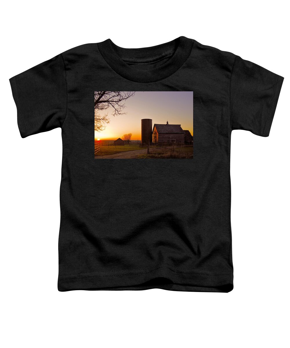 Rustic Toddler T-Shirt featuring the photograph Spring At Birch Barn 2 by Bonfire Photography