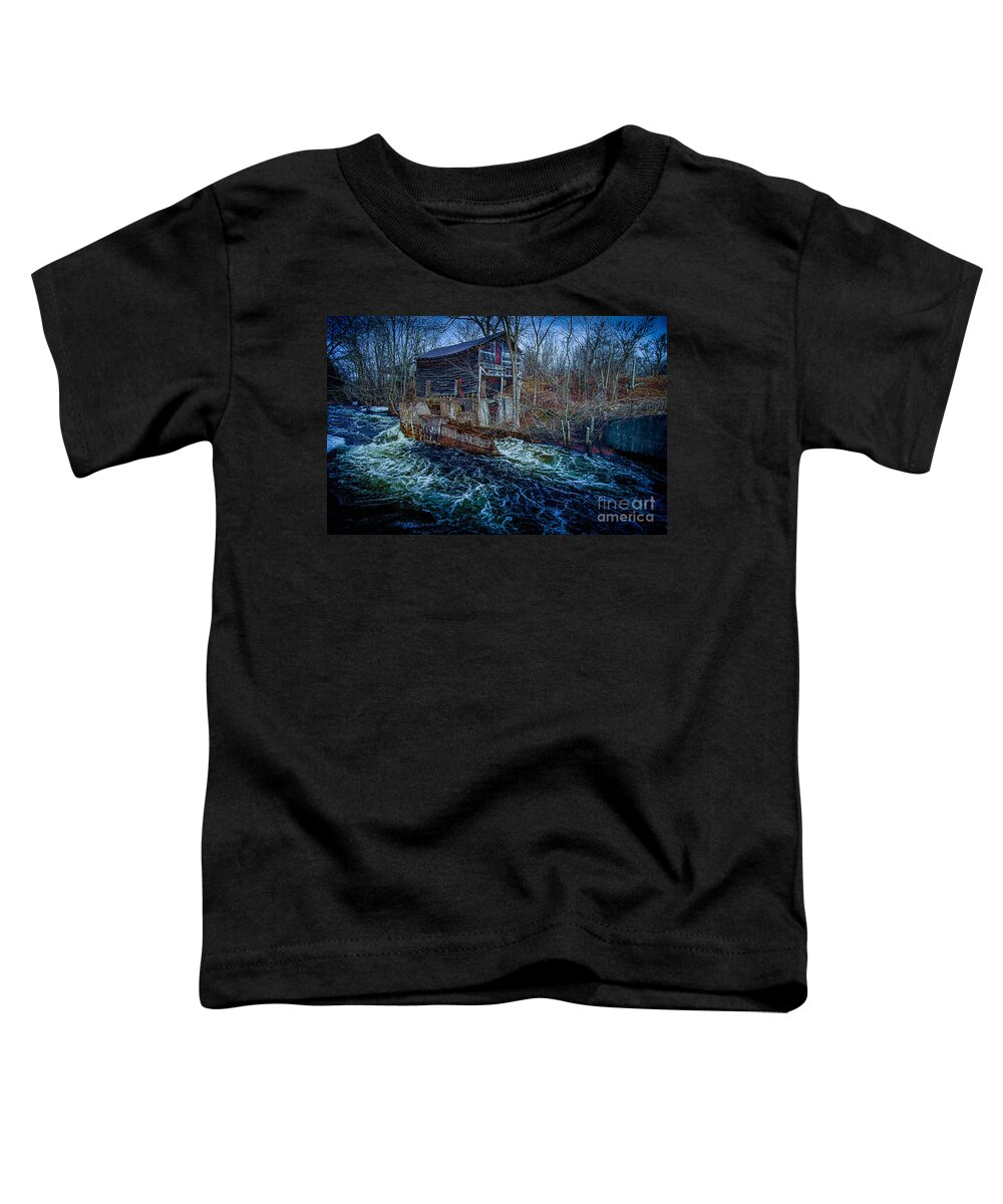 Abandoned Toddler T-Shirt featuring the photograph Spring Runoff by Roger Monahan