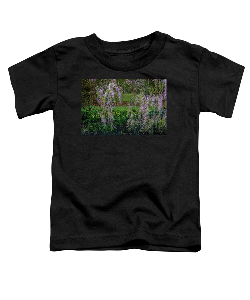 Cherry Blossoms Toddler T-Shirt featuring the photograph Springtime at Meadowlark by Tom Stovall Sr