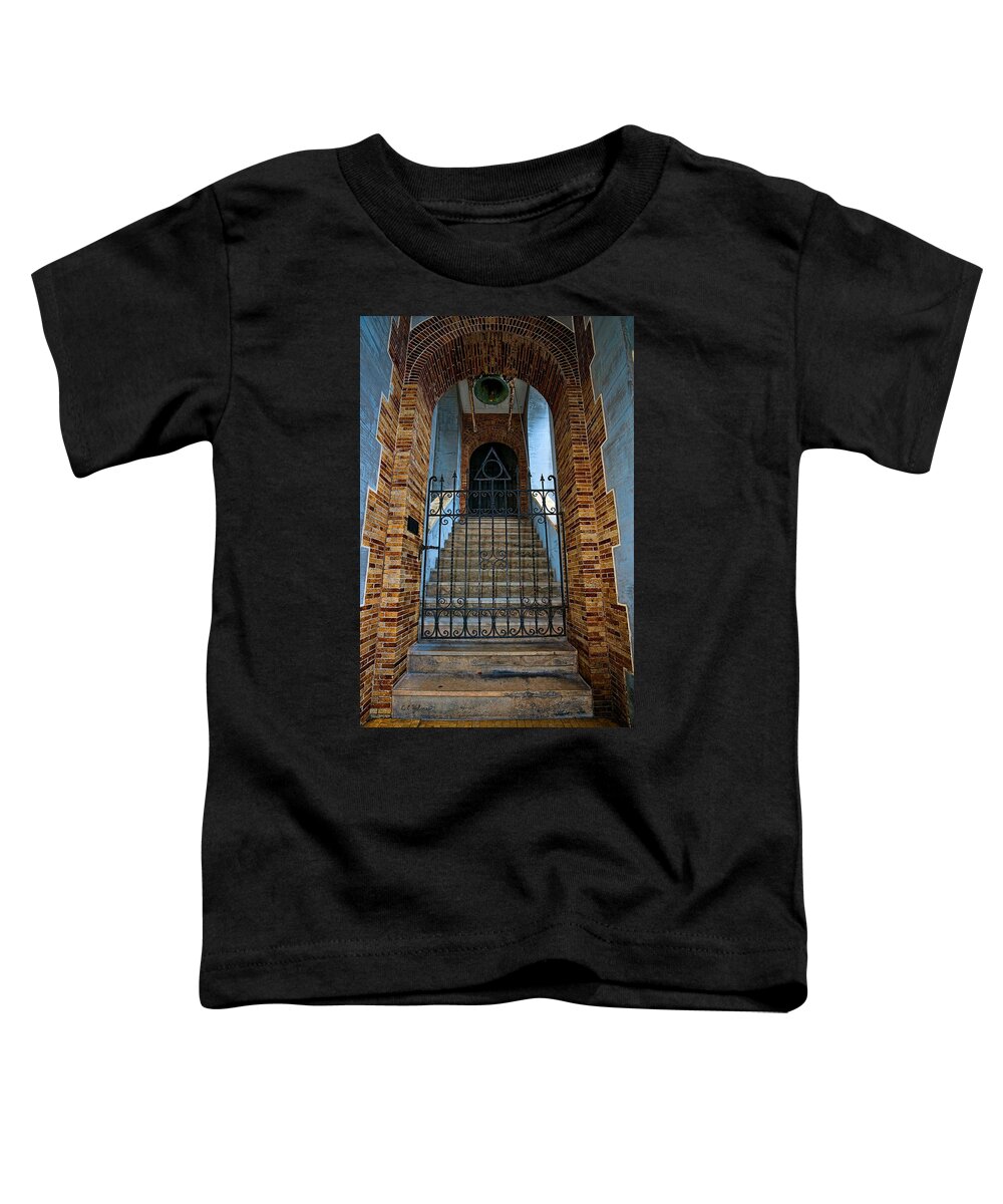 Architecture Toddler T-Shirt featuring the photograph Stairs Beyond by Christopher Holmes