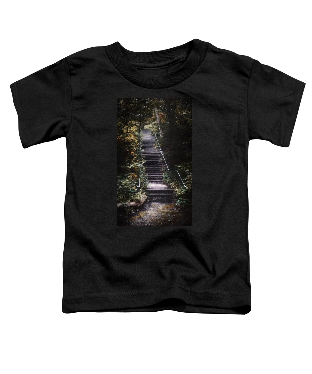 Stairs Toddler T-Shirt featuring the photograph Stairway by Scott Norris