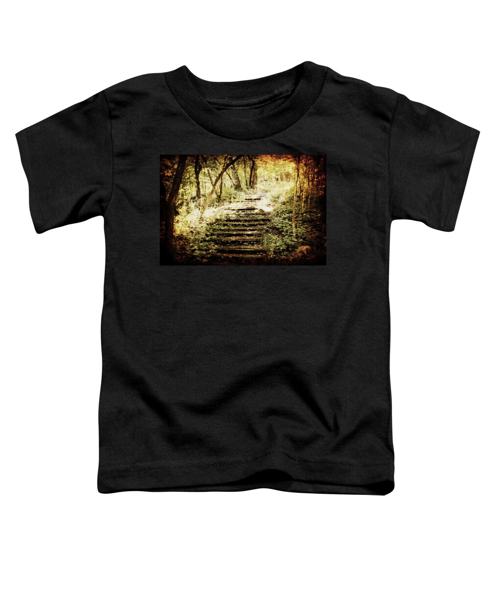 Path Toddler T-Shirt featuring the photograph Stairway to Heaven by Julie Hamilton