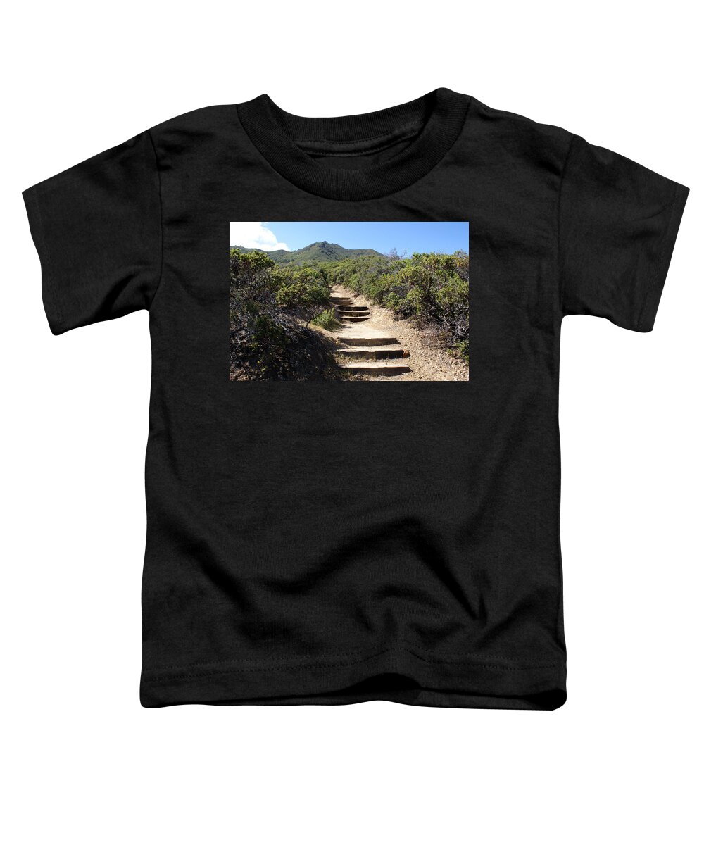 Mount Tamalpais Toddler T-Shirt featuring the photograph Stairway to Heaven on Mt Tamalpais by Ben Upham III
