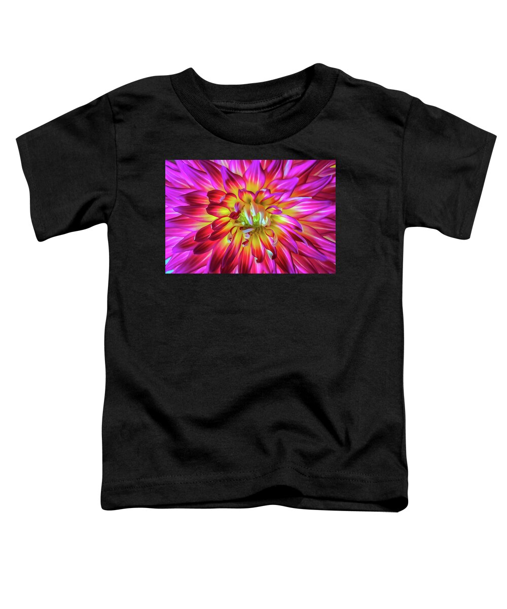 Flower Toddler T-Shirt featuring the photograph Starburst by Tom and Pat Cory
